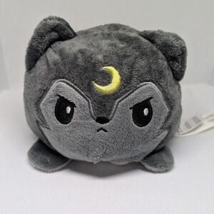 Gray Plush Toy with Yellow Moon